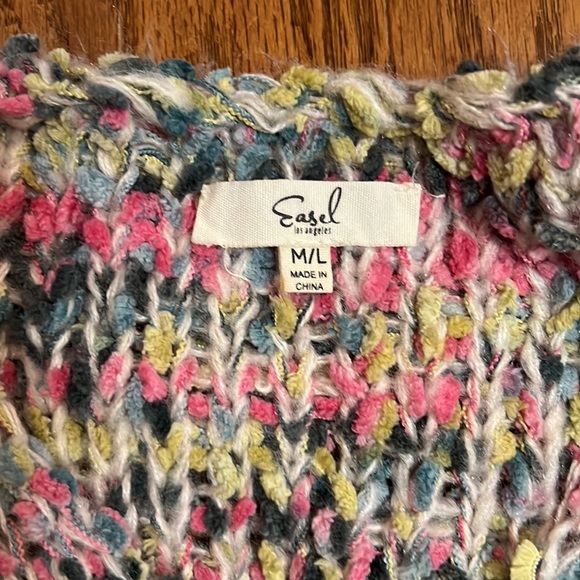 Easel Multi Colored Ombré Sweater - Picture 7 of 8